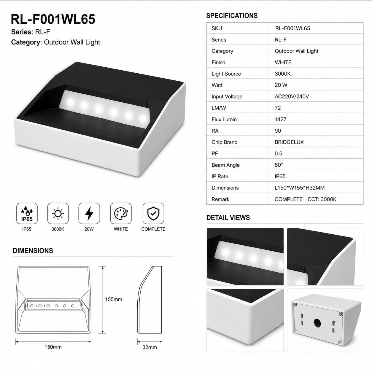 RL-F001WL65 5