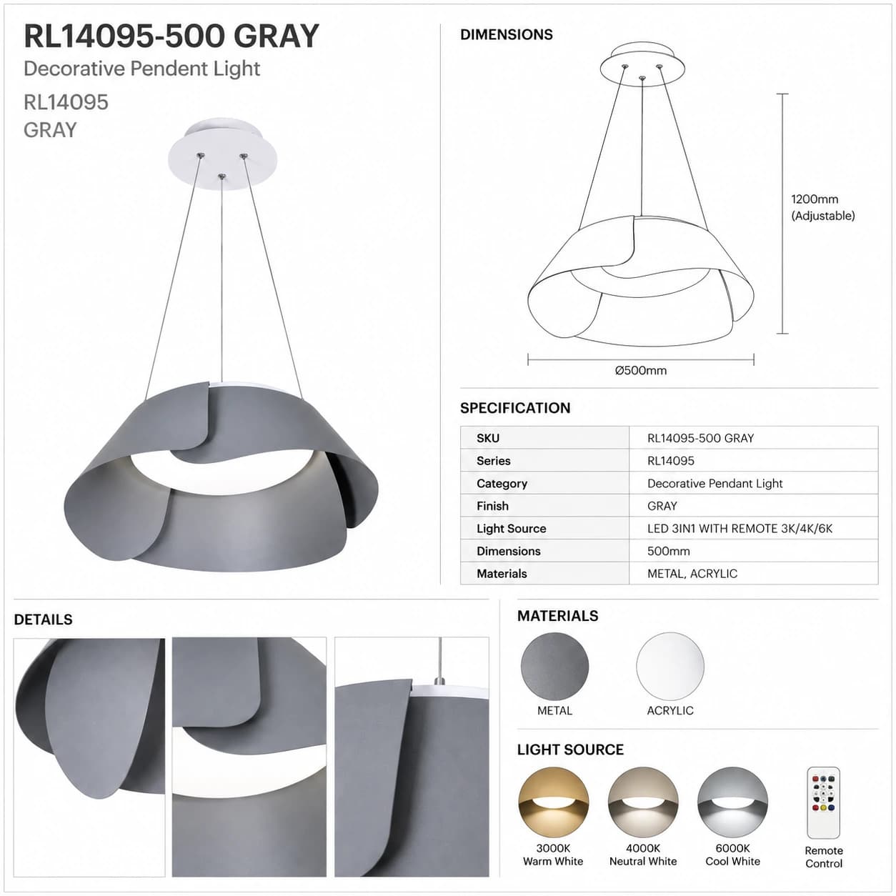 RL14095-500 GRAY 5